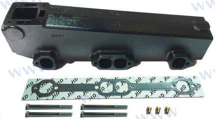 Exhaust Manifold Port Mercruiser V8 GM 305/350 5.0/5.7 litr. Small Block