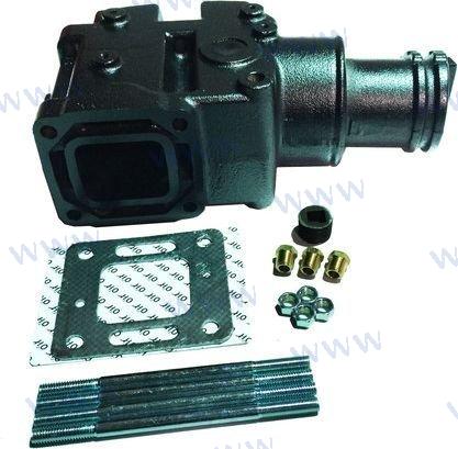 Exhaust elbow 4" for MerCruiser V6+V8