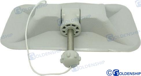 Tachometer 4000 RPM with hour meter black Silverline