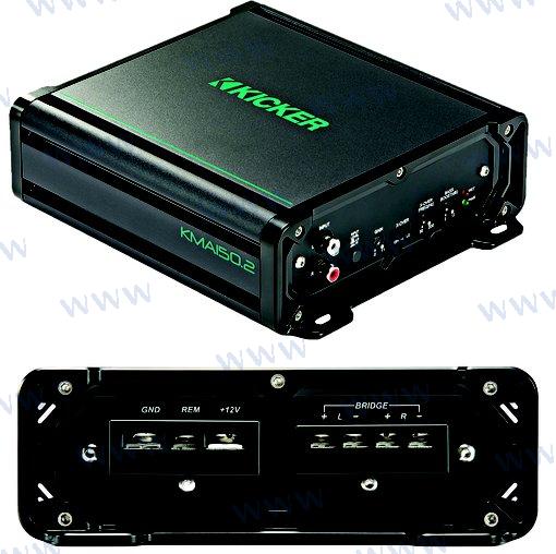 KM Marine 150W 2-kanaals Klasse D Full-Ra 45KMA1502