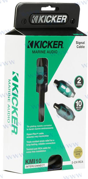 Interconnessione RCA a 2 canali serie marina, 10 47KMI10