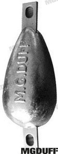 Anoda cynkowa 229 x 83 x 41 mm