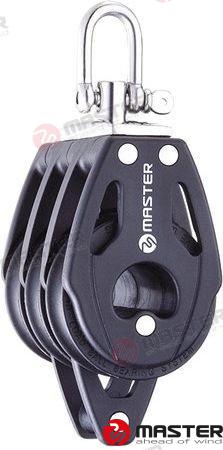 Trojitý otočný třmenový blok