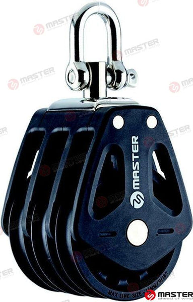 BLOCCO GRILLO TRIPLO / GIREVOLE DA 72 MM 7205F