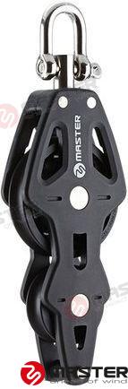 72mm single fiddle/becket/swivel shackl 7220f