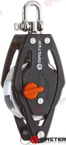 40 MM-ES RACSNIS / EGYSZERES/ÜVEGES BLOKK/ FORGÓ 0402F