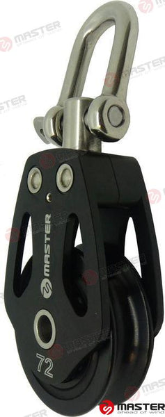 72 MM-ES ALUMÍNIUM EGYSZERŰ BLOKK/FORGÓCSŐ 7201F