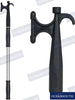 BOAT HOOK TELESCOPIC WHITE ALU 2.20M 004AL