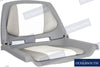 FISHERMAN SEAT FOLDING PADDED GREY/WHITE 702-22