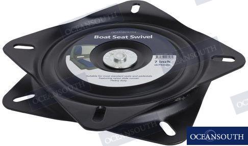 ZITTING DRAAIBAAR 7" (175MM) ZWART EDC COATED 760