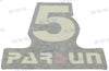 Decal, Parsun 5 hp rear