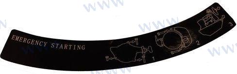 Warning decal