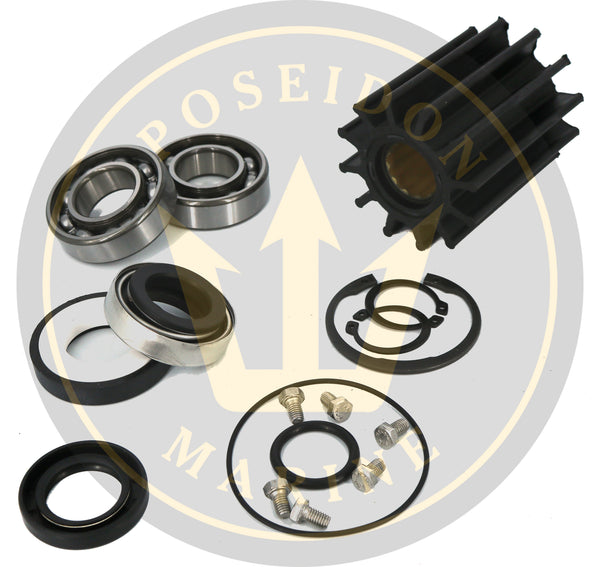 PoseidonMarine® ウォーターポンプ修理キット Yanmar 6LY2 119574-42500 10-13170 119574-42552