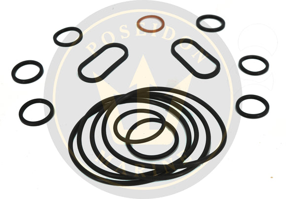 Oil cooler seal kit for Volvo Penta 31 41 43 44 inc 469483 859086 3 bolt cap