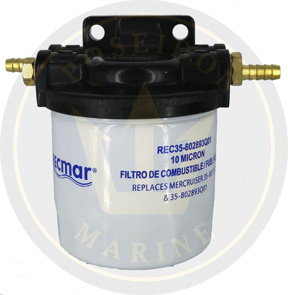 Sada palivového filtru pro Mercruiser 10 MICRON RO: 89876A3 802893Q01