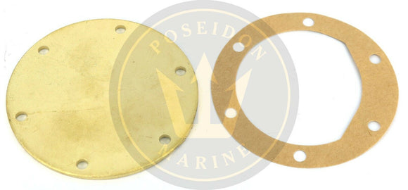 Wasserpumpendeckel mit Dichtung für Volvo Penta RO: 817824 826244 Laufraddeckel