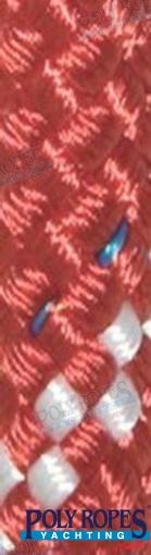 POLY-BRAID-32 BAREV 14MM. ČERVENÁ (110 M) 2229812114