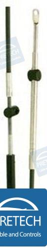 Motorbesturingskabel 2,1 m (7 voet)