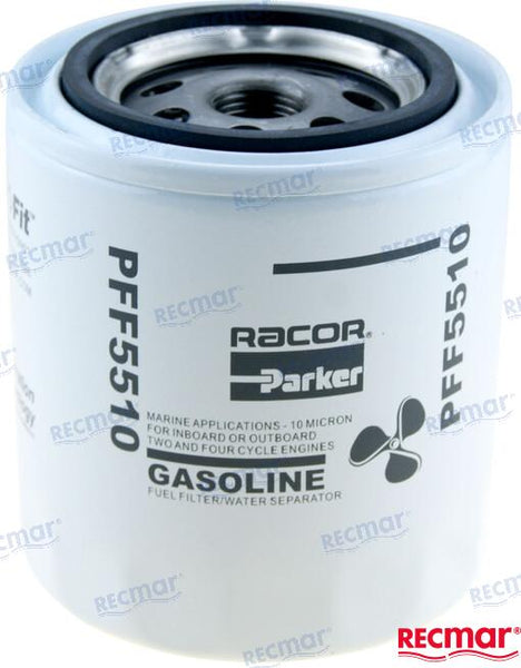 Water separating fuel filter spin-on 10 micron Racor