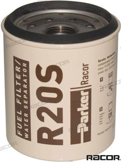 Racor brændstoffilter/udskiftningselement diesel 2 mikron (230-serien)