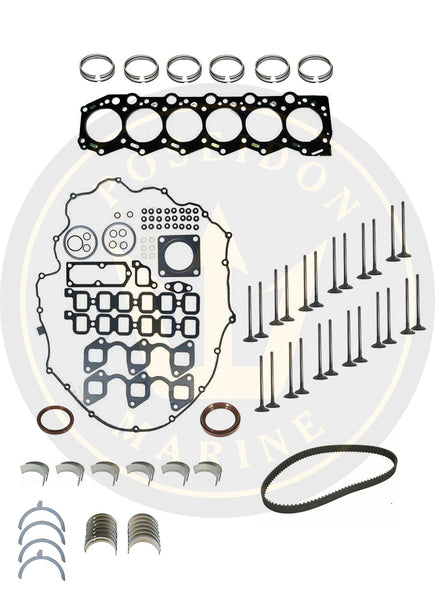 PoseidonMarine® Yanmar 6LP 24밸브 엔진 정비 키트 119770-00250 119771-00211 119771-00220