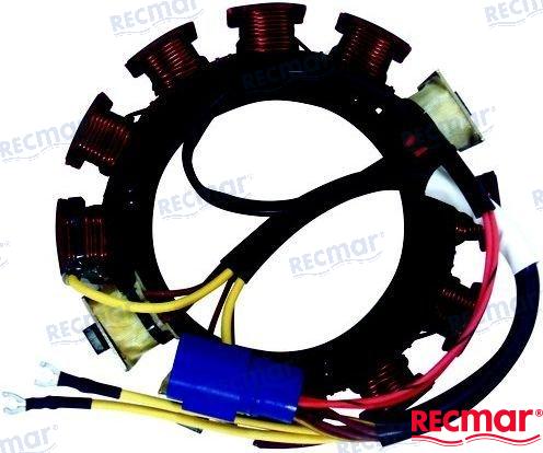 Stator Johnson/Evinrude fuoribordo 12AMP 1992 1993 1994 1995 1996 40 50HP Motori con S.L.O.W.1993 1994 1005 1006 1997 1998 1999 2000 2000 2000 001 4 0 50 60 70HP 3CyL 584560,763763 Stator Johnson/Evinrude fuoribordo 12AMP 1992 1993 1994 1995 1996 40 50HP Motori con S.L.O.W.1993 1994 1005 1006 1997 1998 1999 2000 2000 2000 001 4 0 50 60 70HP 3CyL 584560,763763