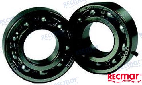 Main bearing, crankshaft for Suzuki DT9.9-DT15