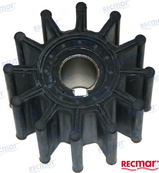 Recmar® impeller replaces sherwood 10615K Volvo  835874 AQ150 AQ190