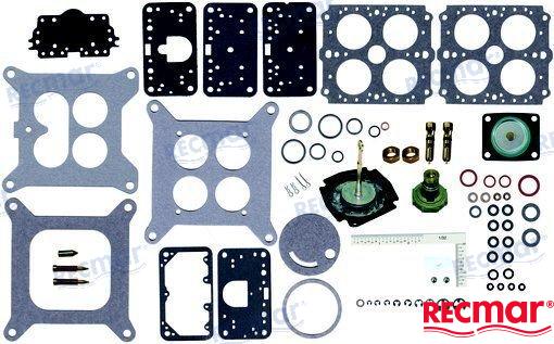 Recmar® Carburetor repair kit Volvo Penta Holley 4-bbl 3854107 Ford 351