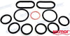 Recmar®Oil cooler housing seal kit for Volvo Penta 30 31 40 41 42 43 44 300 inc 859086