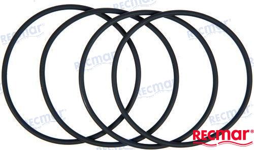 Recmar® warmtewisselaarset pakking voor Volvo Penta D3-110 D3-130 D3-160 D3-190 3581070 23013
