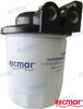 Brandstoffilterset 25 micron aluminium