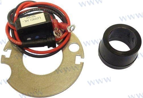 Elecronic ignition conversion kit for Mallory 8 cyl. distributors