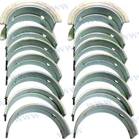 Main bearing kit for Volvo Penta AQ165 AQ170 STD size replaces 271217