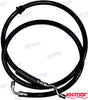 Hydraulic hose powertrim