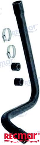 Hose transom to oil cooler, MerCruiser