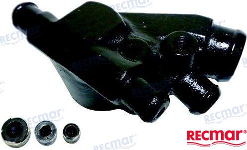 Recmar® thermostaathuis voor OMC & Volvo Penta V6 V8 3850360