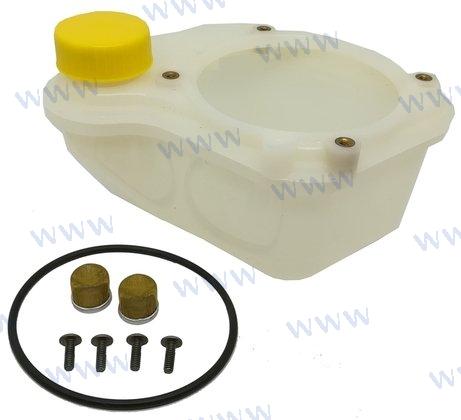 Oliereservoir voor Volvo Penta Oildyne met 4 bouten en een gat van 99 mm.