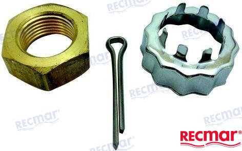 Volvo Penta SX-C SX- 用プロペラナットキットM シングルは3850984を置き換えます Johnson V4 V6