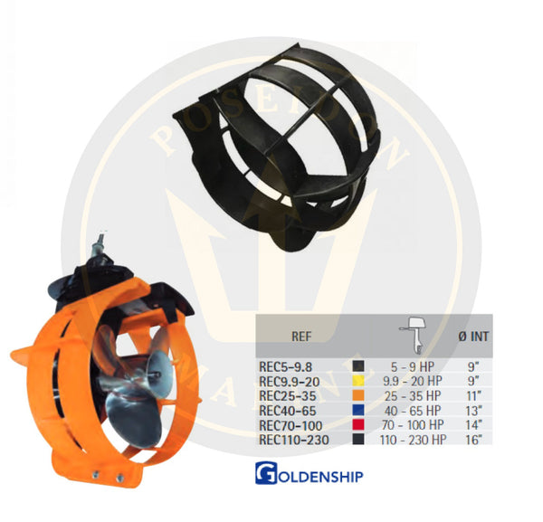 PROP-GUARD - προστατευτικό προπέλας 5-9.8HP 9"