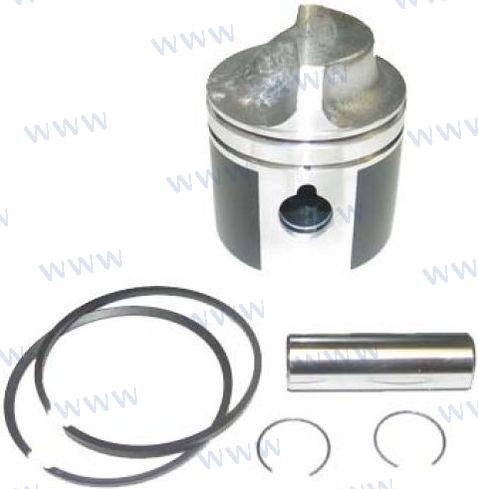 Piston Kit Johnson/Evinrude 9.9-15 hp std.