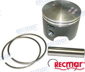 Set piston Johnson/Evinrude 90-175 CP tip standard 2