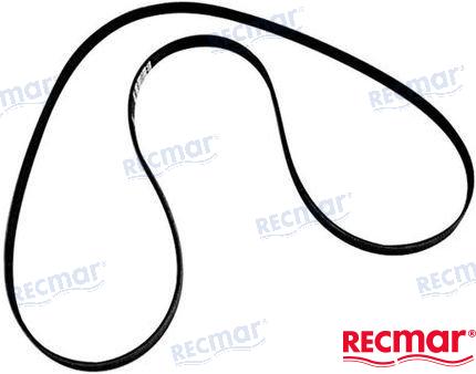 * Recmar® Serpentine belt MerCruiser 5.7, 6.2 replaces 807755Q04