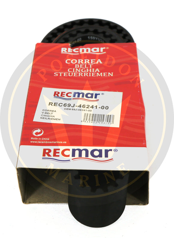 Recmar® timing Belt For Yamaha Outboard F(L) 200A F(L) 225A 4-Stroke 69J-46241