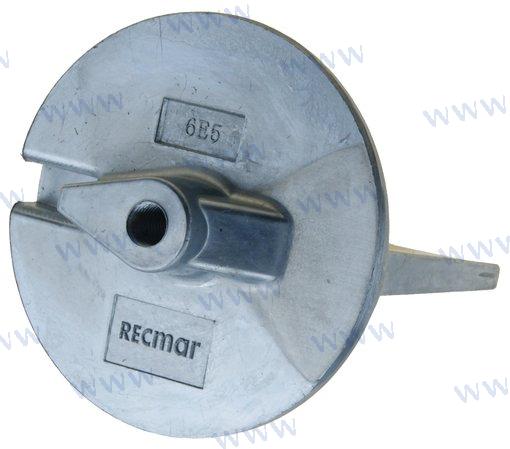 Anoda s vyvažovacími klapkami pro lodní motory Yamaha