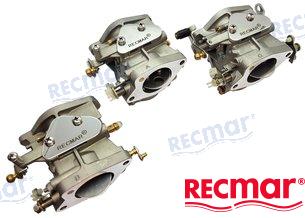 Carburateurrevisieset voor Yamaha 60 pk 2-takt 3-cilinder.