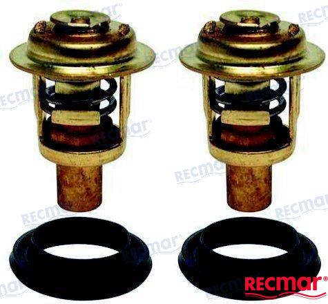 Recmar® 머큐리/마리너 135-225마력 엔진용 온도 조절기 키트 75692Q2