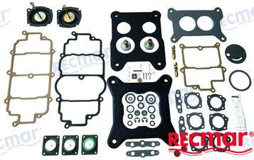 Carburateurrevisieset voor Volvo Penta 740A/M55A (Holley 4-barrel carburateur)