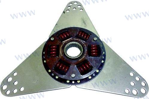 Trillingsdemper voor Volvo Penta / BorgWarner AS4-K2C