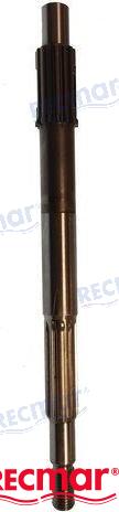 Propeller shaft for Tohatsu & Mercury 9.9-20 hp outboards